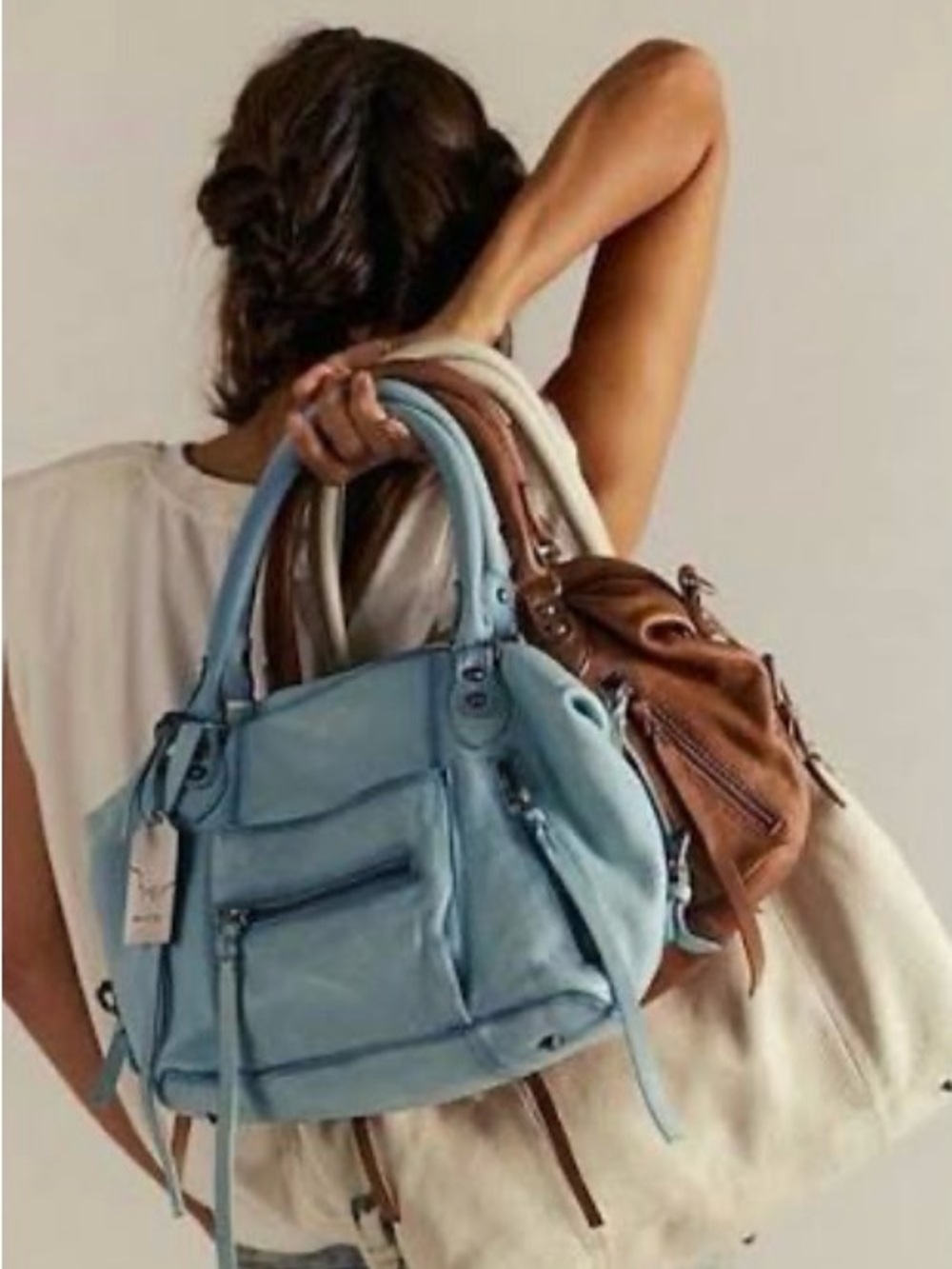 We The Free Emerson Tote Bag washed sail - Picture 2 of 8